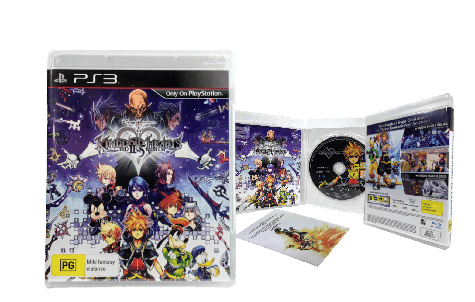 Kingdom Hearts HD 2.5 ReMIX (PS3 NZ EDITION) *MINT COMPLETE* - Appleby Games