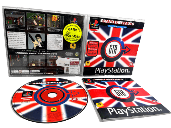 GRAND THEFT AUTO - MISSION PACK #1: LONDON 1969 (PS1)