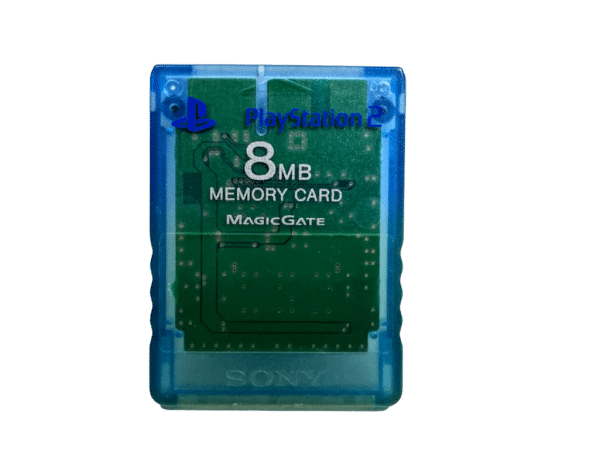 SONY PS2 Memory Card TRANSLUCENT BLUE